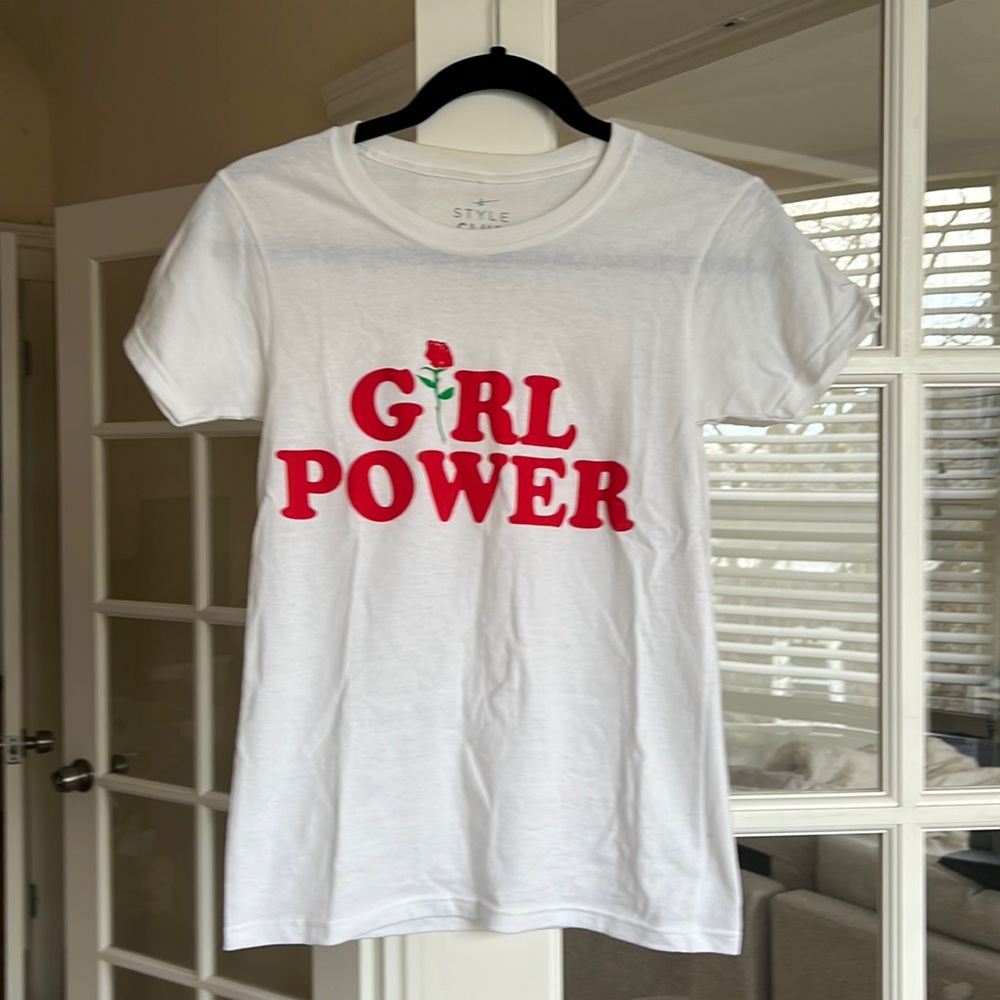 Girl Power White tee